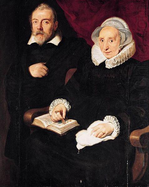 Portrait of Elisabeth Mertens and Her Late Husband, Cornelis de Vos